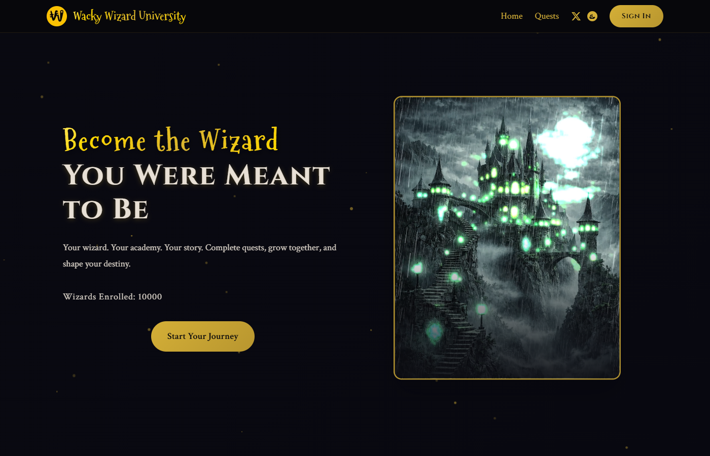 Wacky Wizard University
